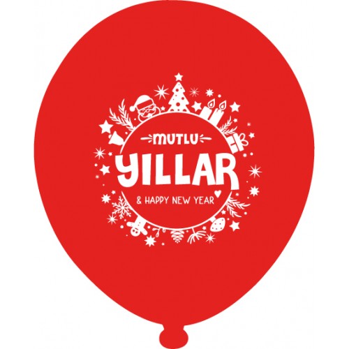 12'' Mutlu Yıllar - Happy New Year