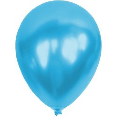 12" Metalik Balon Açık Mavi
