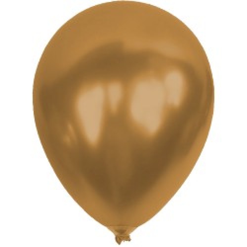 12" Metalik Balon Kahverengi