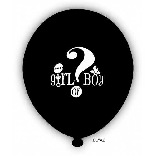 12" Cinsiyet Balonu 1+1 